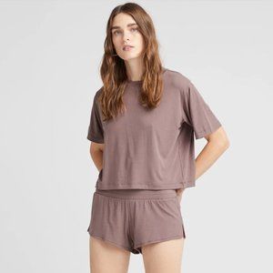 Richer Poorer Women’s Night Knit Set in Plum Smoke